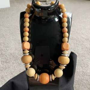 Bohemian Wood Necklace